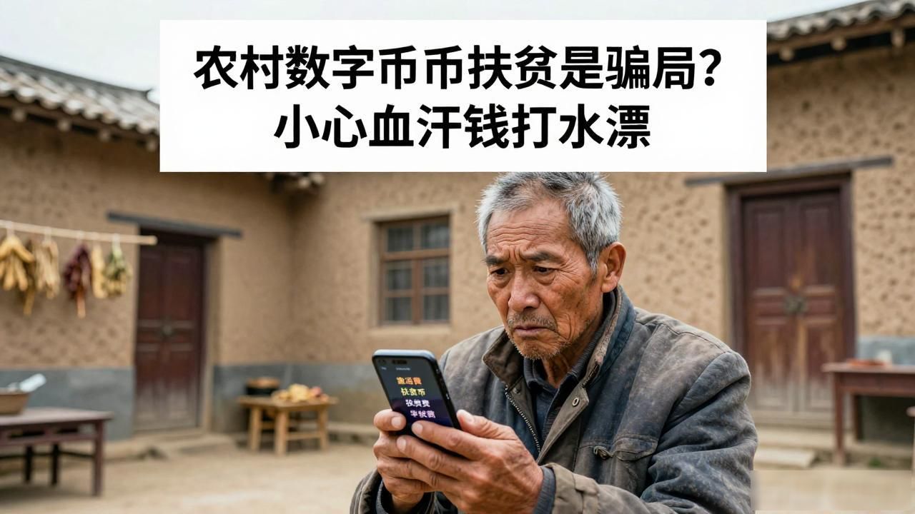 农村数字货币扶贫是骗局？小心血汗钱打水漂