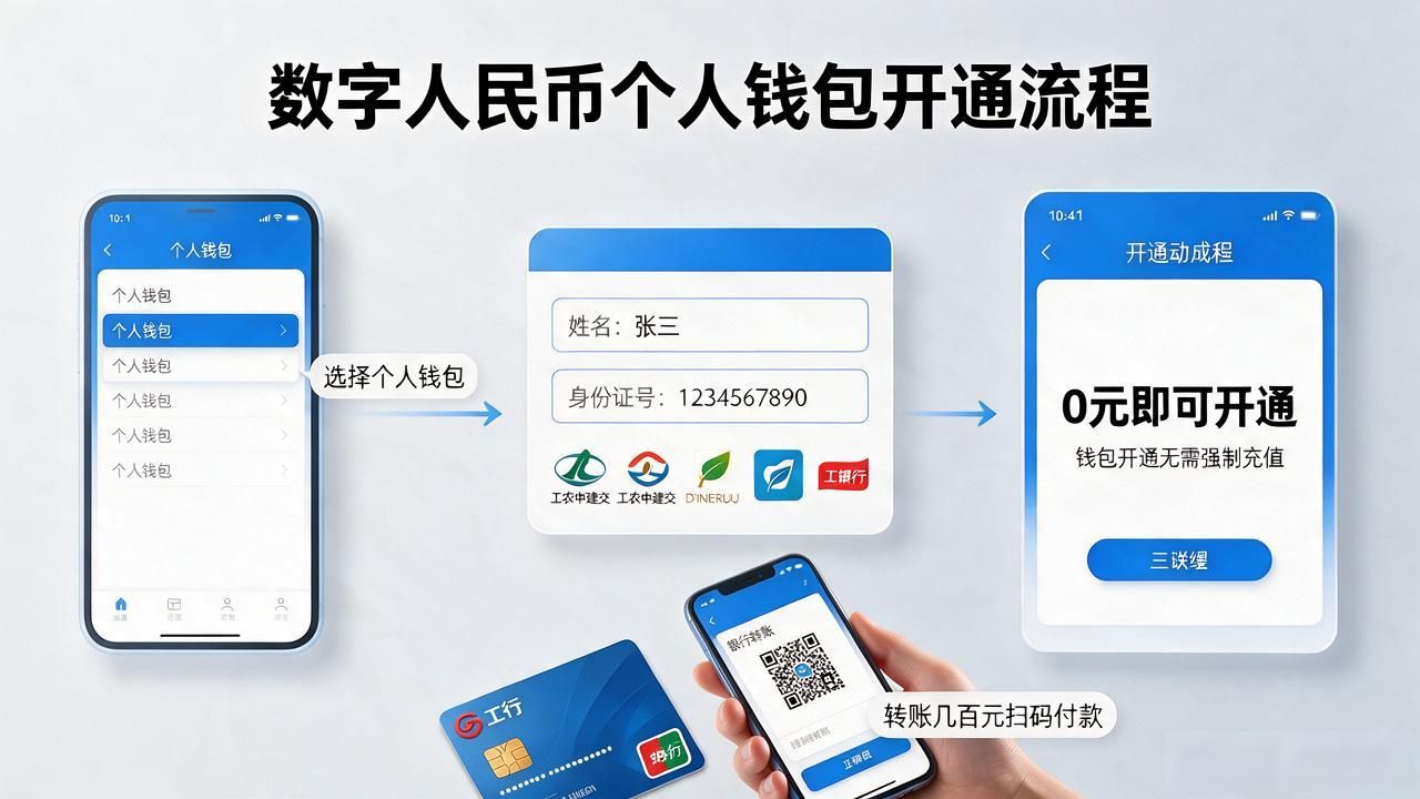 北京数字货币怎么申请？数字人民币开通流程和注意事项