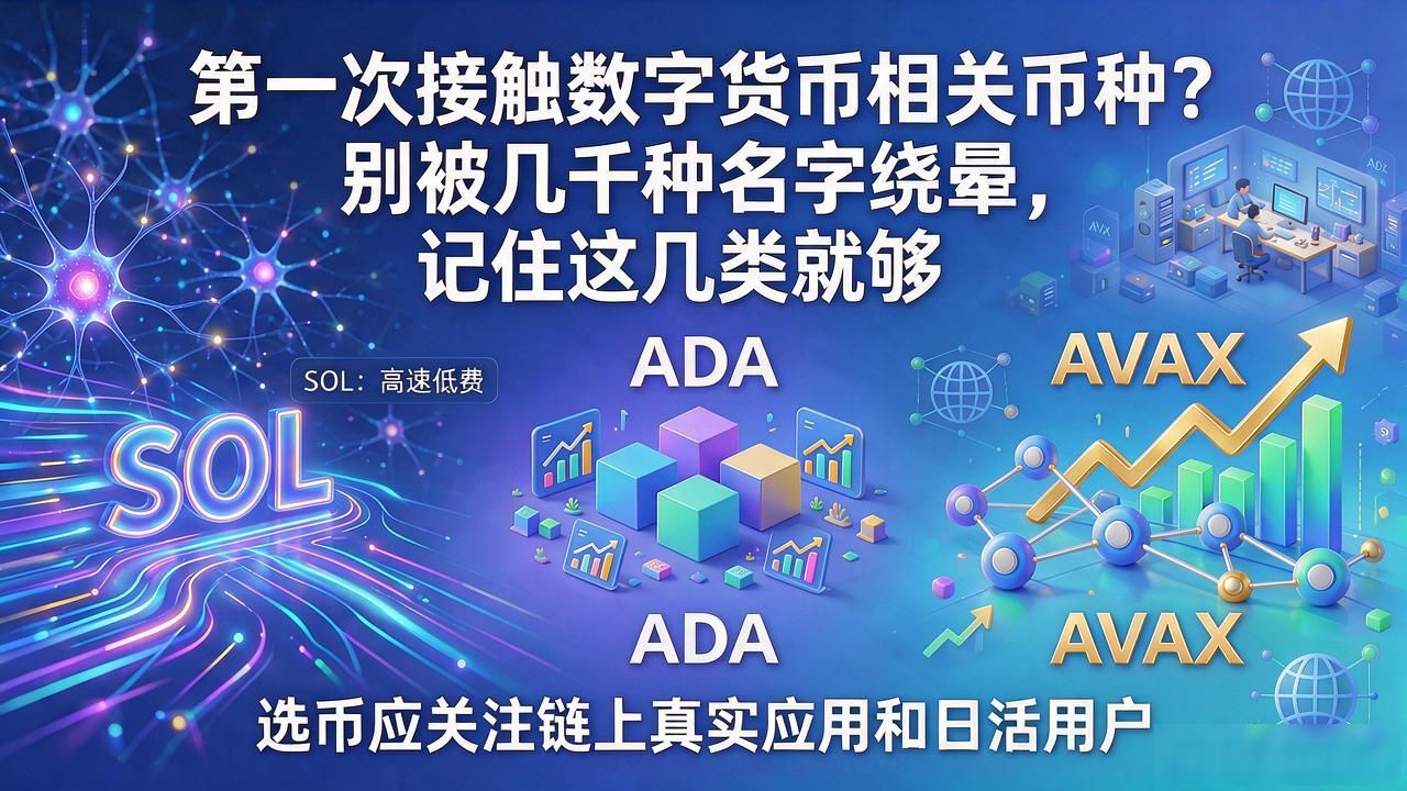 第一次接触数字货币相关币种？别被几千种名字绕晕，记住这几类就够