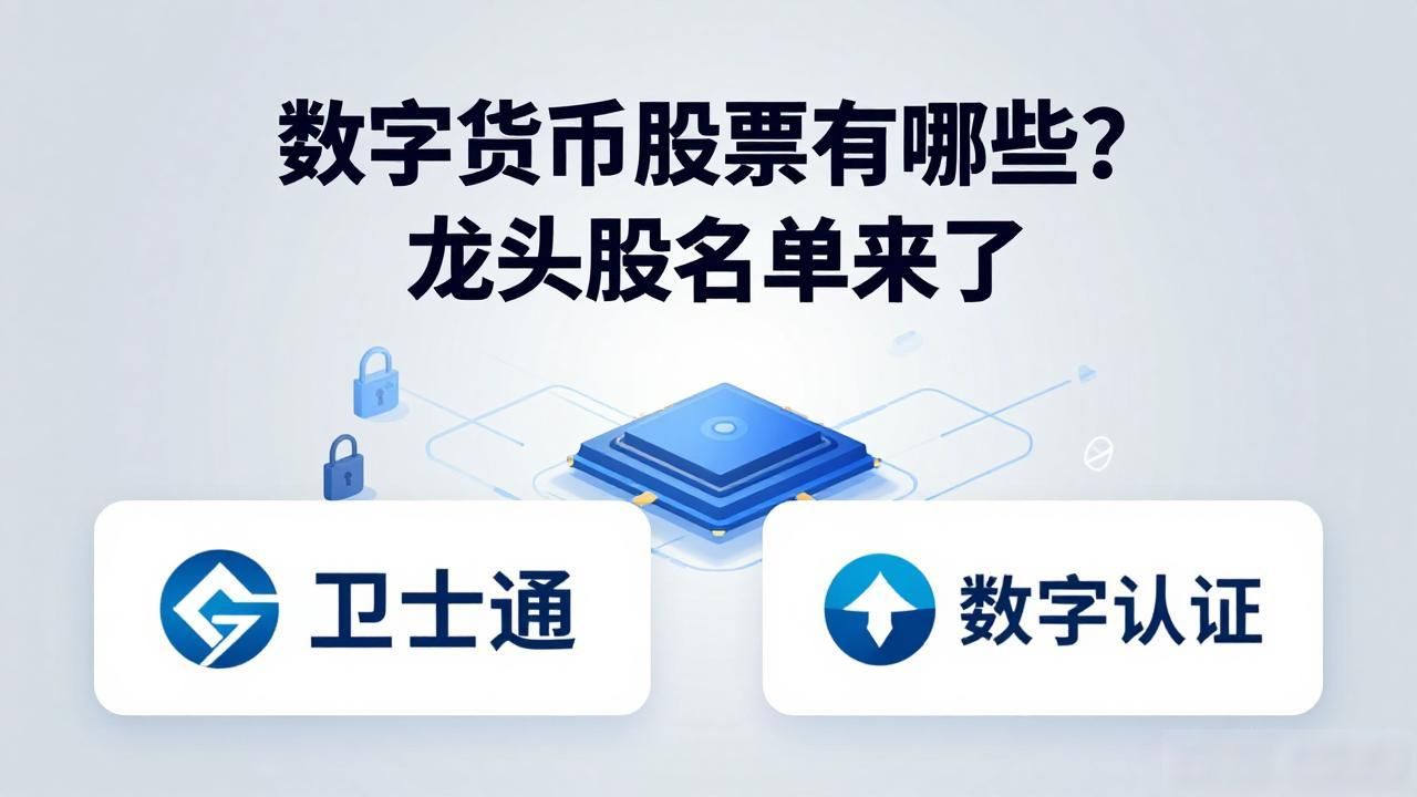 数字货币股票有哪些？龙头股名单来了