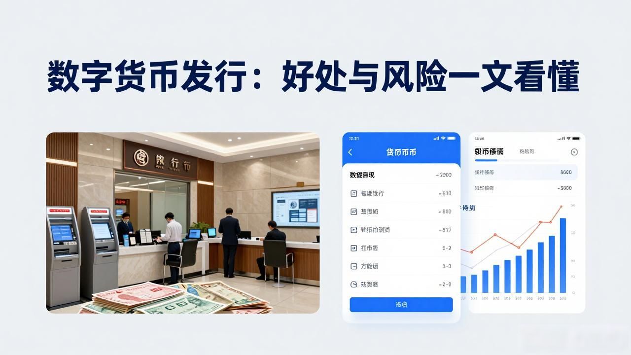 数字货币发行：好处与风险一文看懂