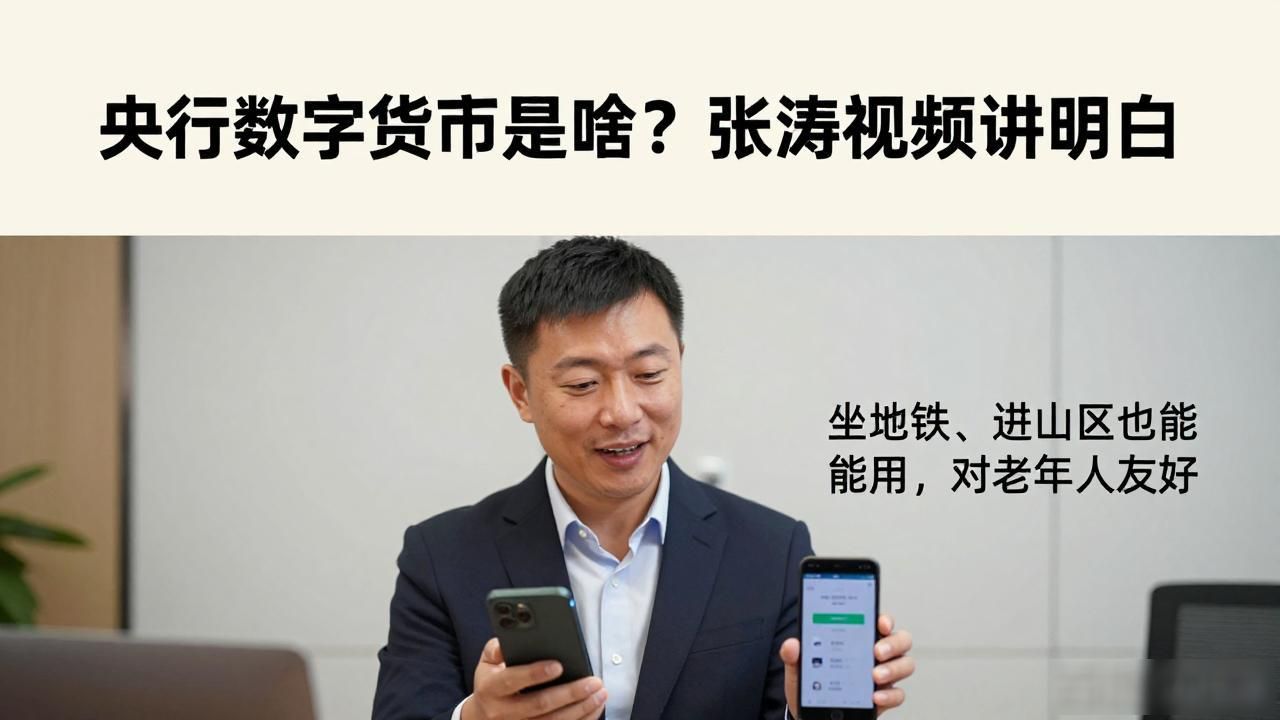 央行数字货币是啥？张涛视频讲明白